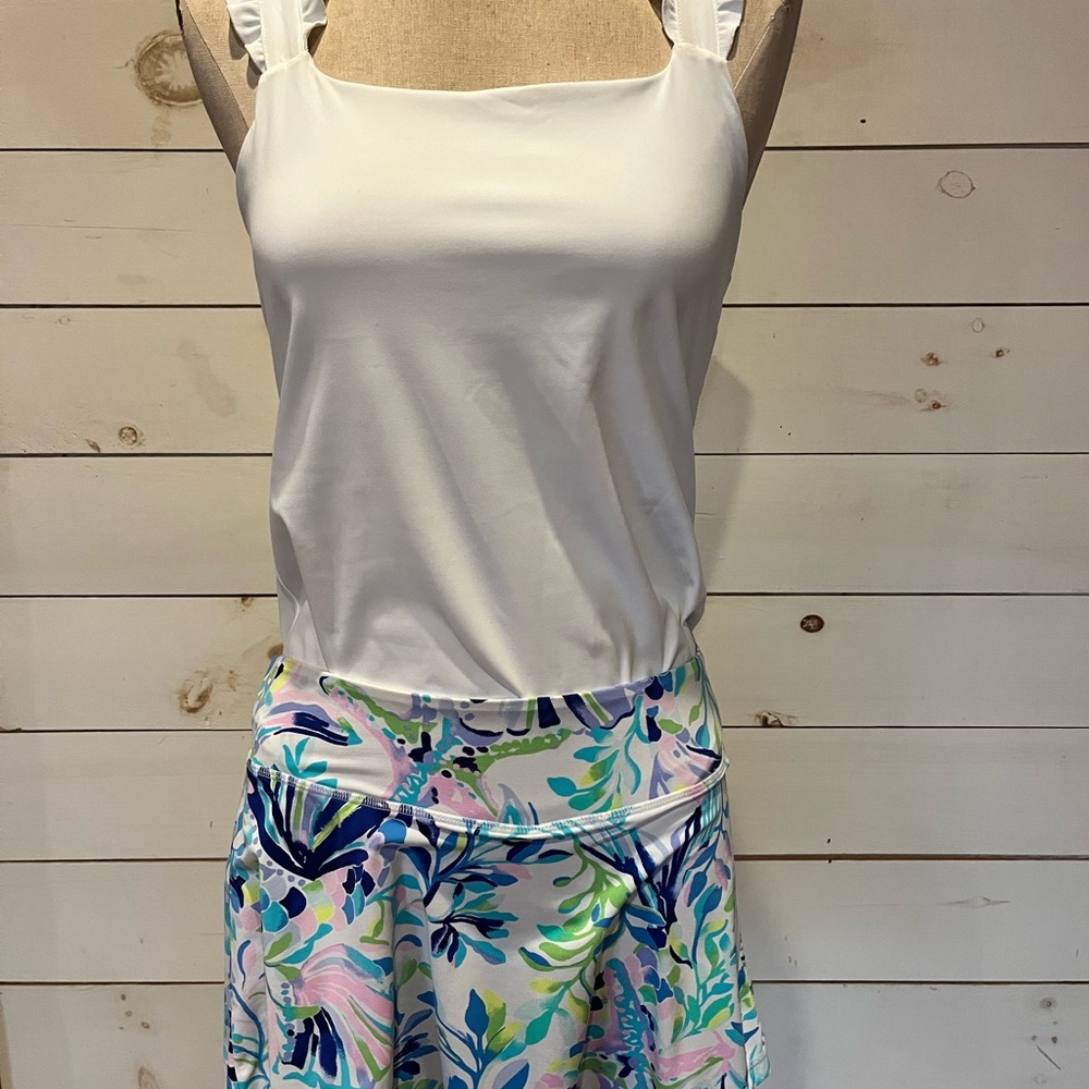 Southern Tide Staci Active Ruffle Tank - Picture 7 of 7
